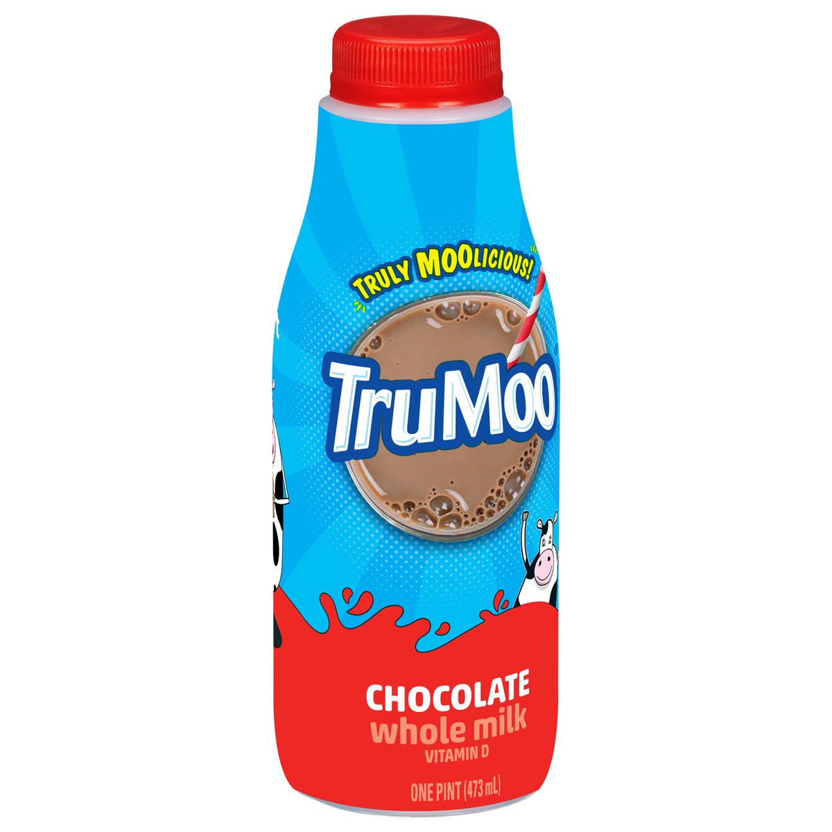 slide 2 of 9, TruMoo Chocolate Whole Milk Pint, 1 pint