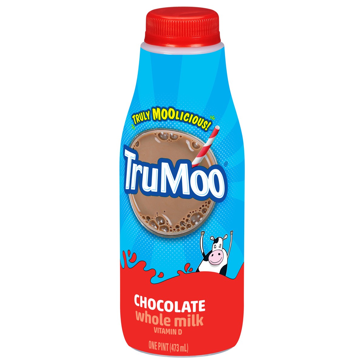 slide 3 of 9, TruMoo Chocolate Whole Milk Pint, 1 pint