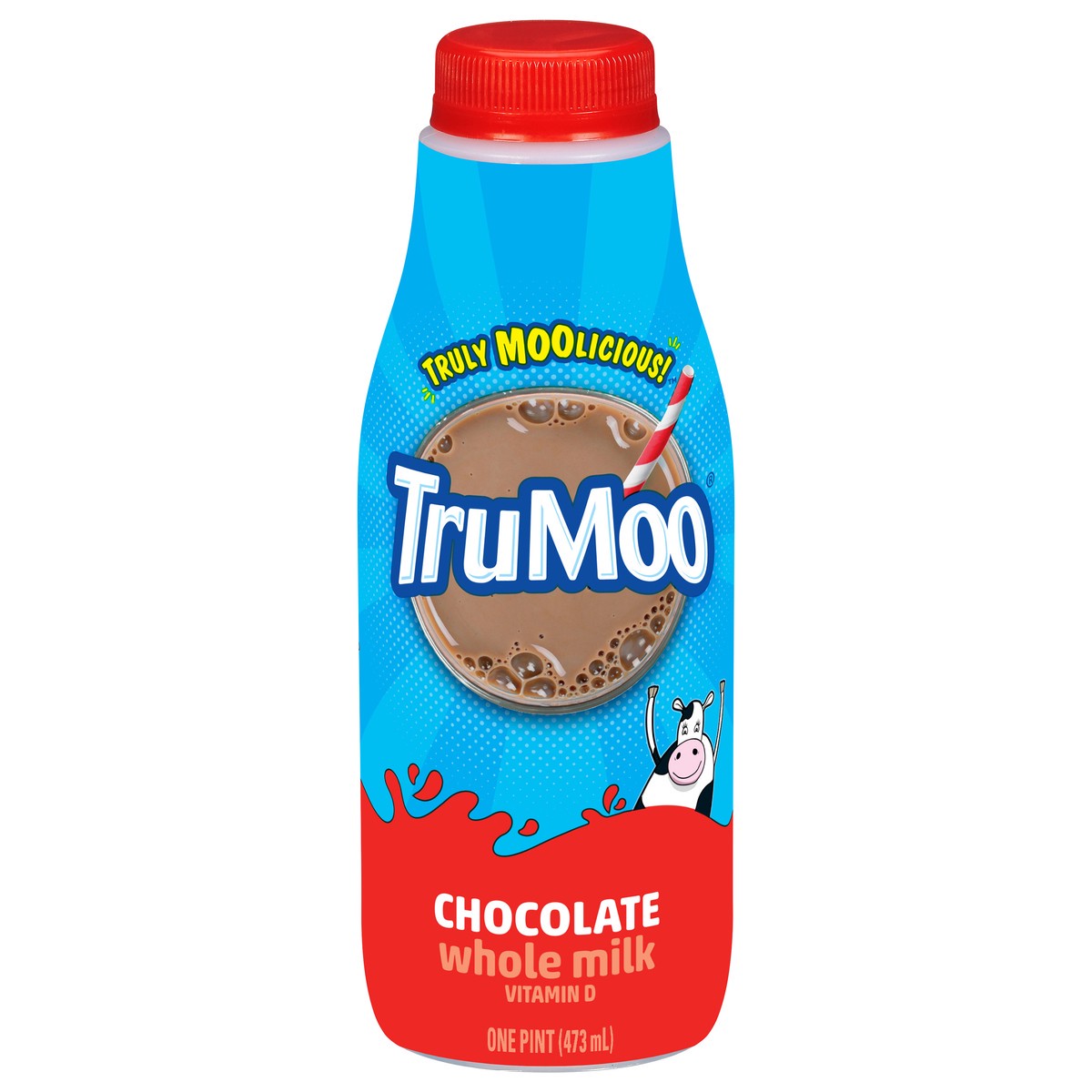 slide 1 of 9, TruMoo Chocolate Whole Milk Pint, 1 pint