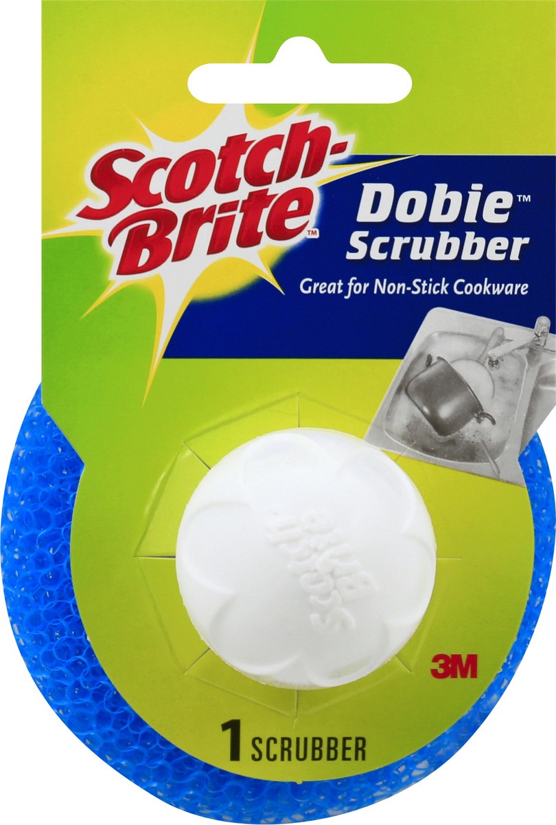 slide 6 of 6, 3M Scotch Brite Dobie Scrubber, 1 ct
