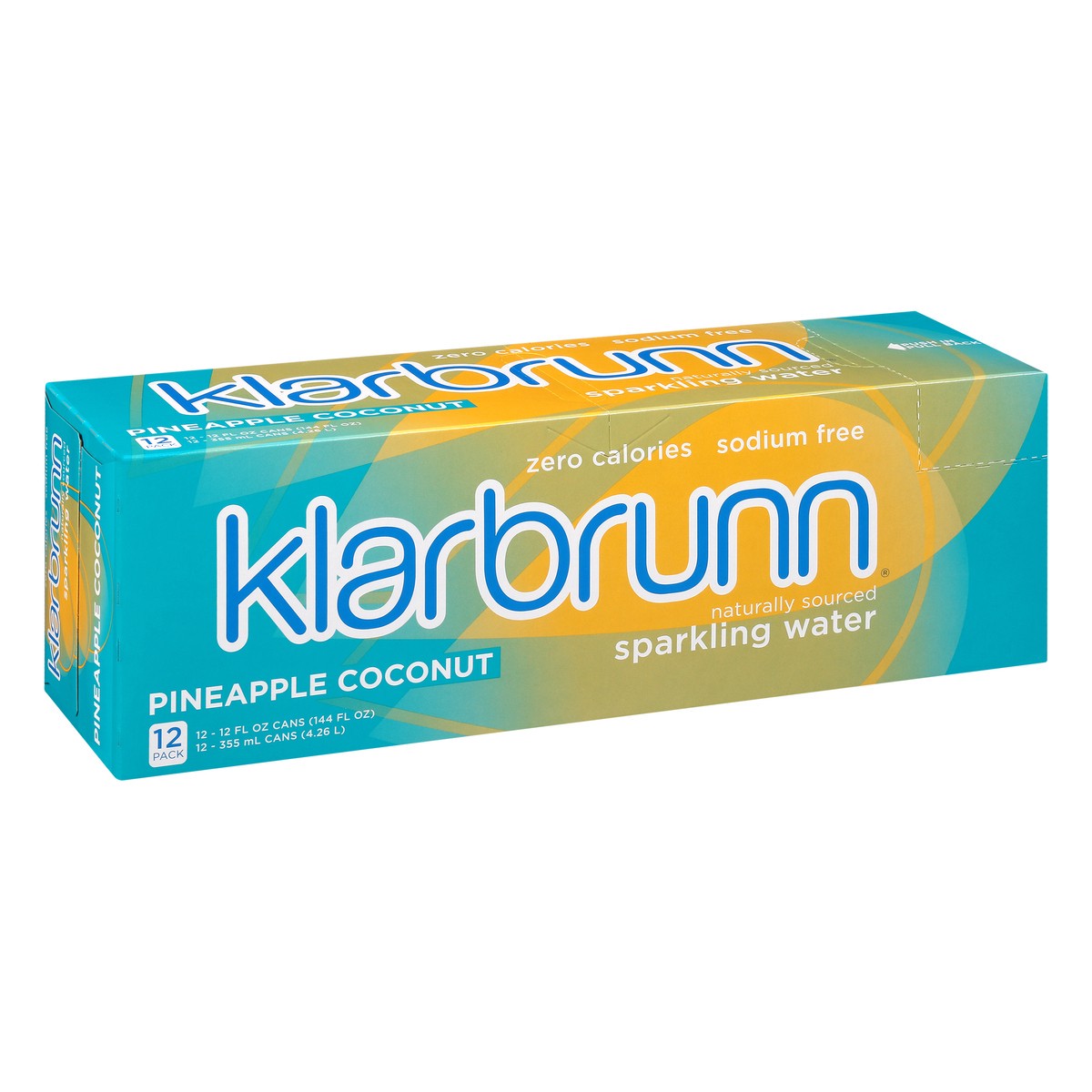 slide 13 of 13, Klarbrunn 12 Pack Pineapple Coconut Sparkling Water 12 ea - 12 ct, 12 ct