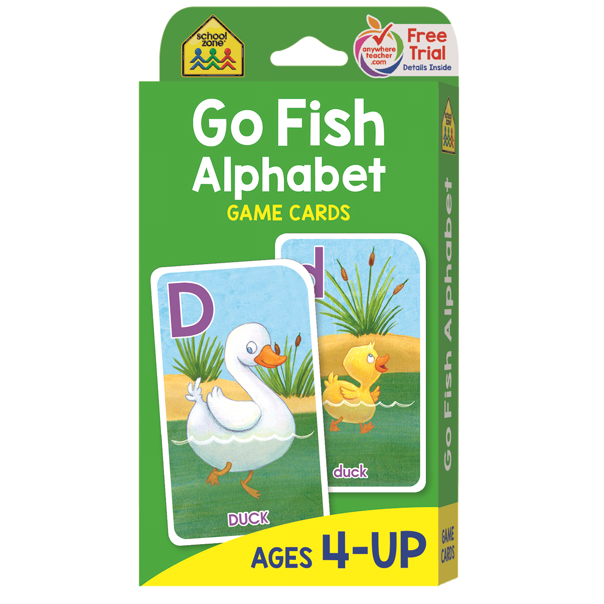 slide 1 of 1, School Zone Go Fish Game Cards, 1 ct