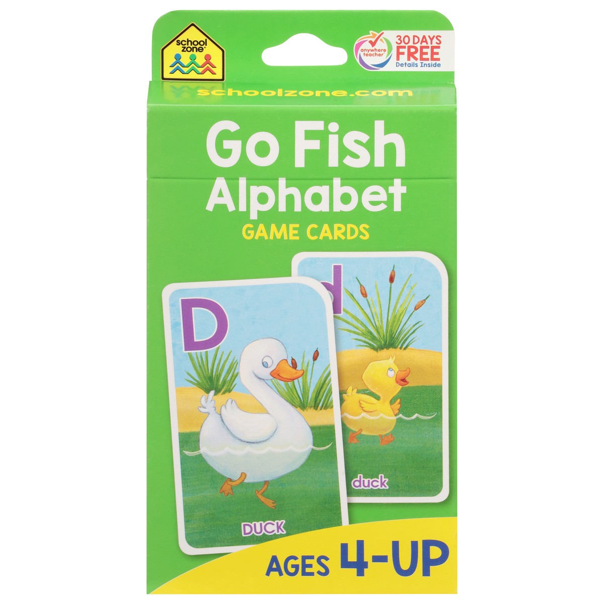 slide 1 of 12, School Zone Go Fish Game Cards, 1 ct