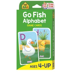School Zone Go Fish Game Cards