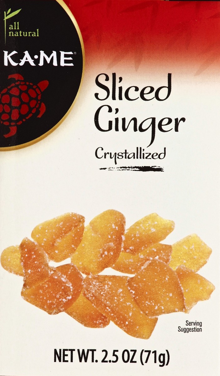 slide 4 of 5, KA-ME Crystallized Sliced Ginger, 2.5 oz