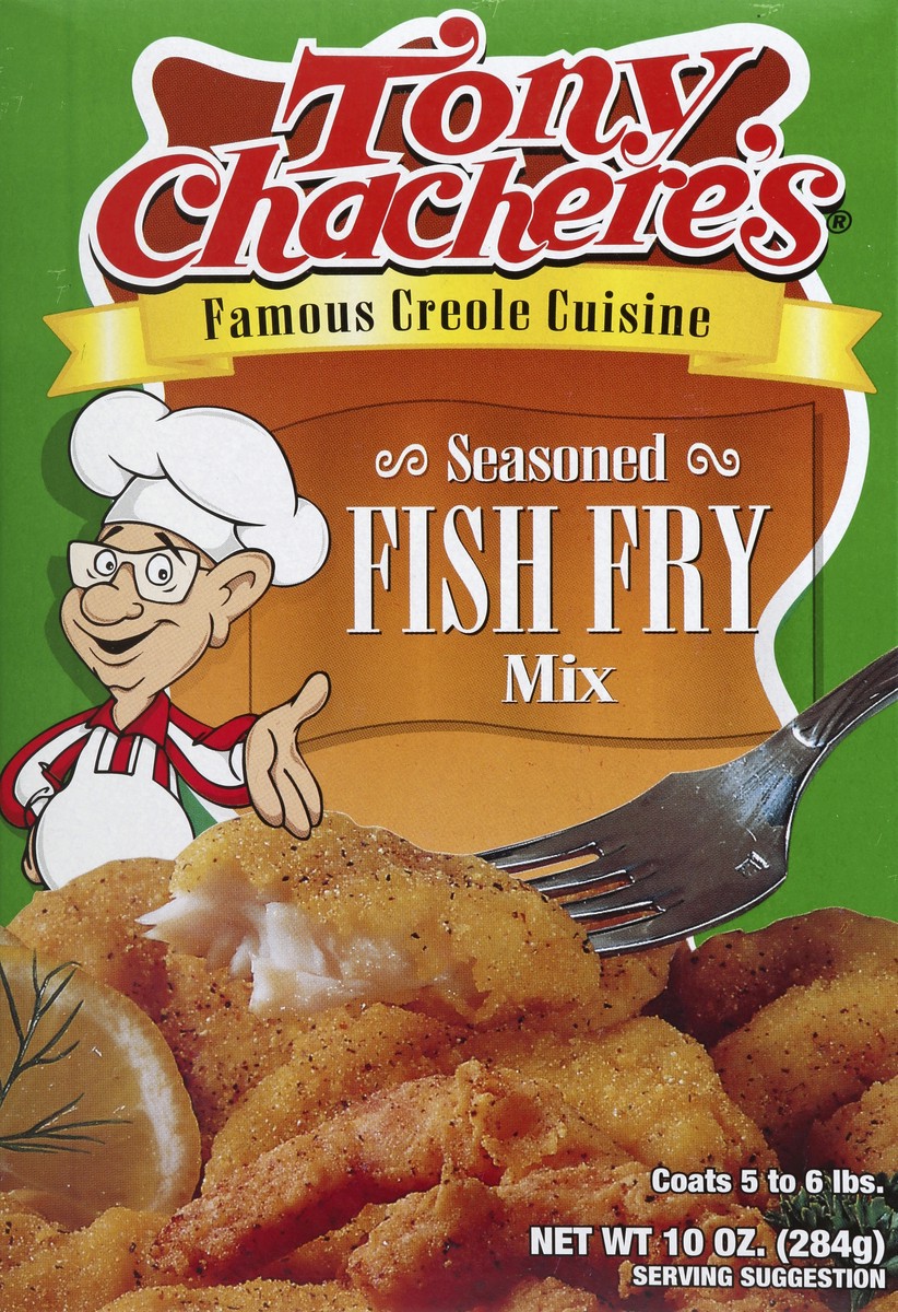 slide 1 of 4, Tony Chachere's Fish Fry Mix 10 oz, 10 oz