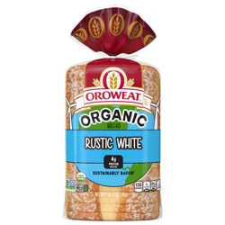 Oroweat Organic Rustic White Bread, Non-GMO Organic Bread, 27 ounce