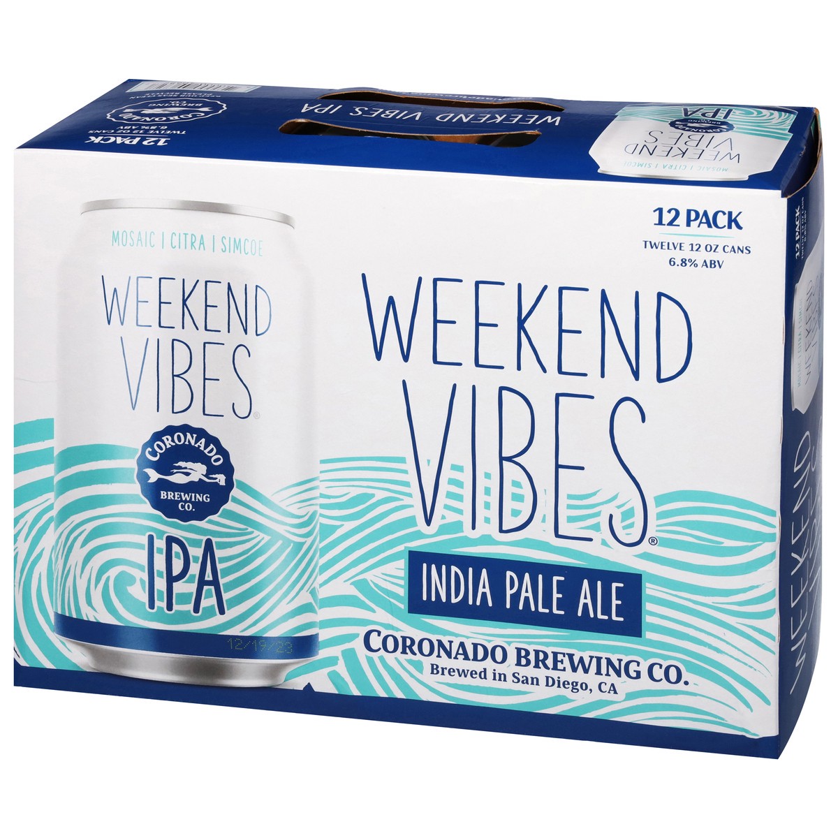 slide 2 of 10, Coronado Brewing Co. India Pale Ale Weekend Vibes Beer 12 - 12 oz Cans, 12 ct