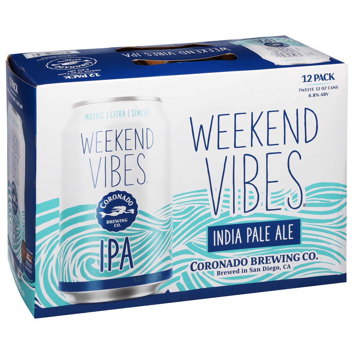 slide 3 of 10, Coronado Brewing Co. India Pale Ale Weekend Vibes Beer 12 - 12 oz Cans, 12 ct