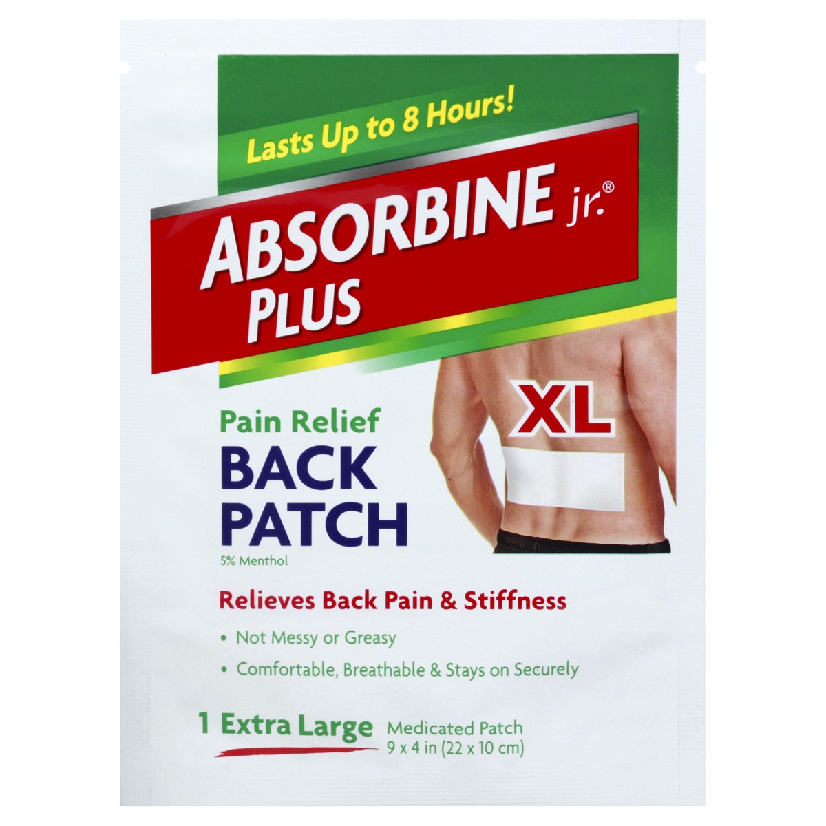 slide 6 of 8, Absorbine Jr. Back Patch 1 ea, 1 ct