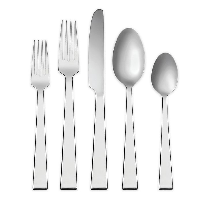 slide 1 of 1, Vera Wang Wedgwood Vera Bande Flatware Place Setting, 5 ct