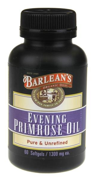 slide 1 of 2, Barlean's Evening Primrose Oil, 60 ct