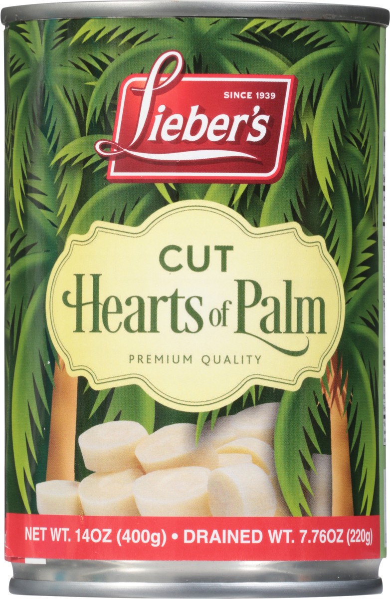 slide 11 of 12, Lieber's Cut Hearts of Palm 14 oz, 14 oz