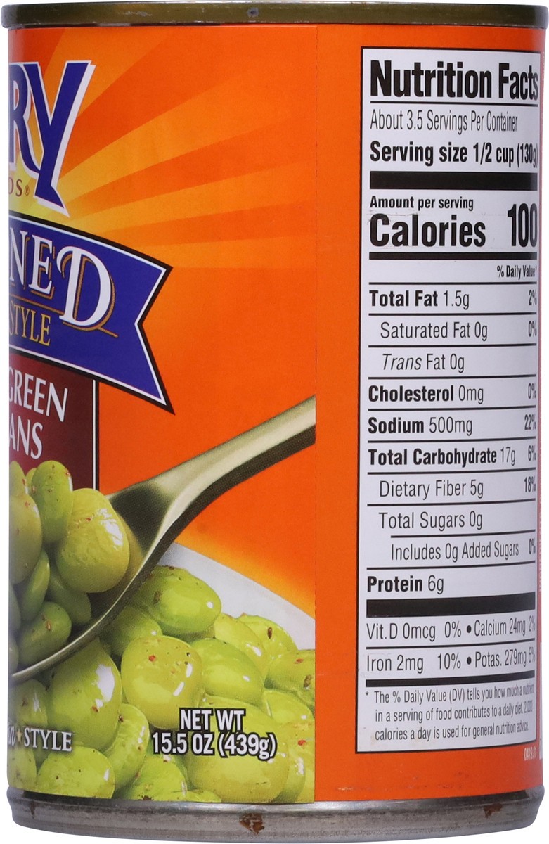 slide 9 of 13, Glory Seasoned Southern Style Medium Green Lima Beans 15.5 oz, 15 oz