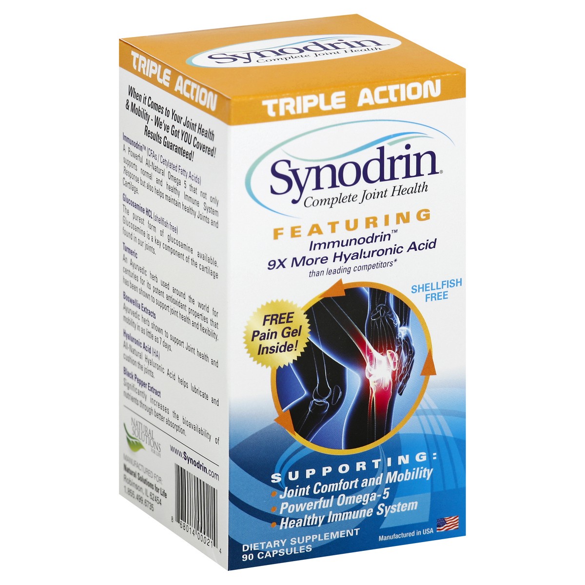 slide 3 of 5, Synodrin Complete Joint Health 90 ea, 90 ct