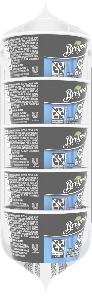 slide 4 of 5, Breyers Bry Oreo Ice Cream Cup, 10 ct
