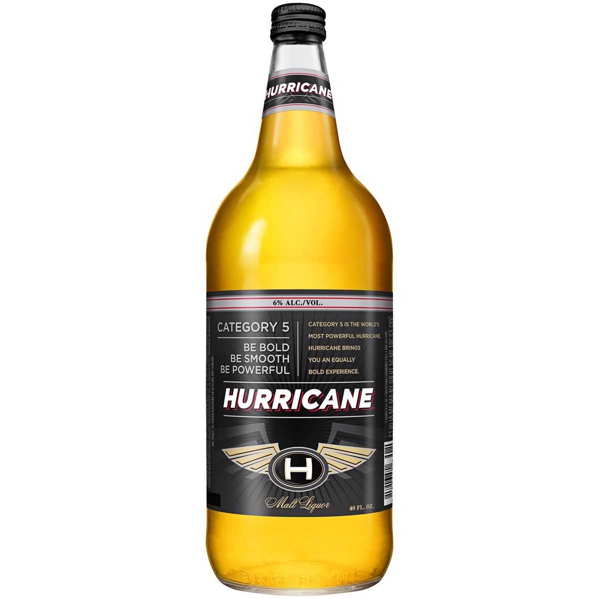 slide 1 of 1, Hurricane Malt Liquor, 40 fl. oz. Bottle, 40 fl oz