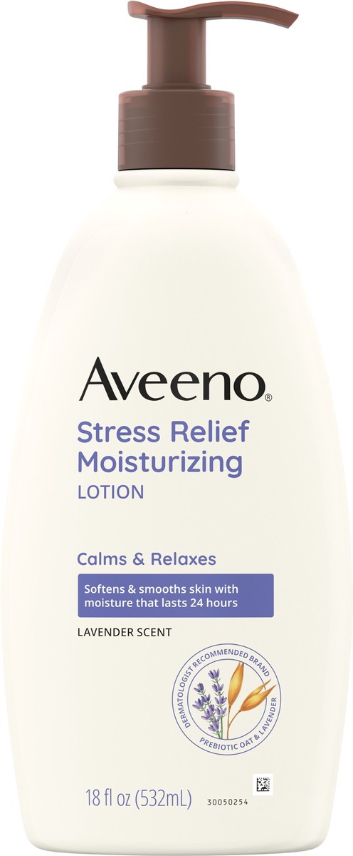 slide 5 of 7, Aveeno Stress Relief Moisturizing Lotion, 18 fl oz