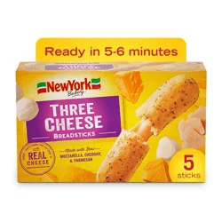 New York Bakery Stuffed 3-Cheese Cheese Sticks 5Ct