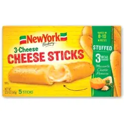 New York Bakery Stuffed 3-Cheese Cheese Sticks 5Ct