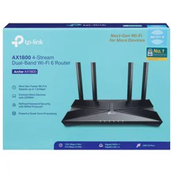 TP-Link 4-Stream Archer AX1800 Dual-Band Wi-Fi 6 Router 1 ea
