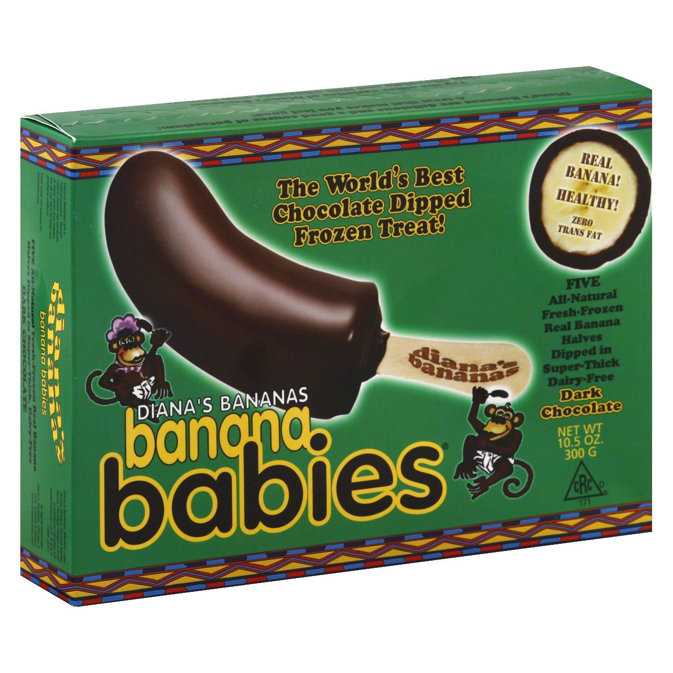 slide 1 of 3, Diana's Bananas Diana's Dark Chocolate Banana Babies, 5 ct