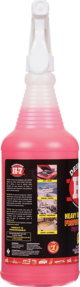 slide 2 of 10, H-7 Professional Grade Heavy Duty Cleaner & Degreaser 32 oz, 32 oz
