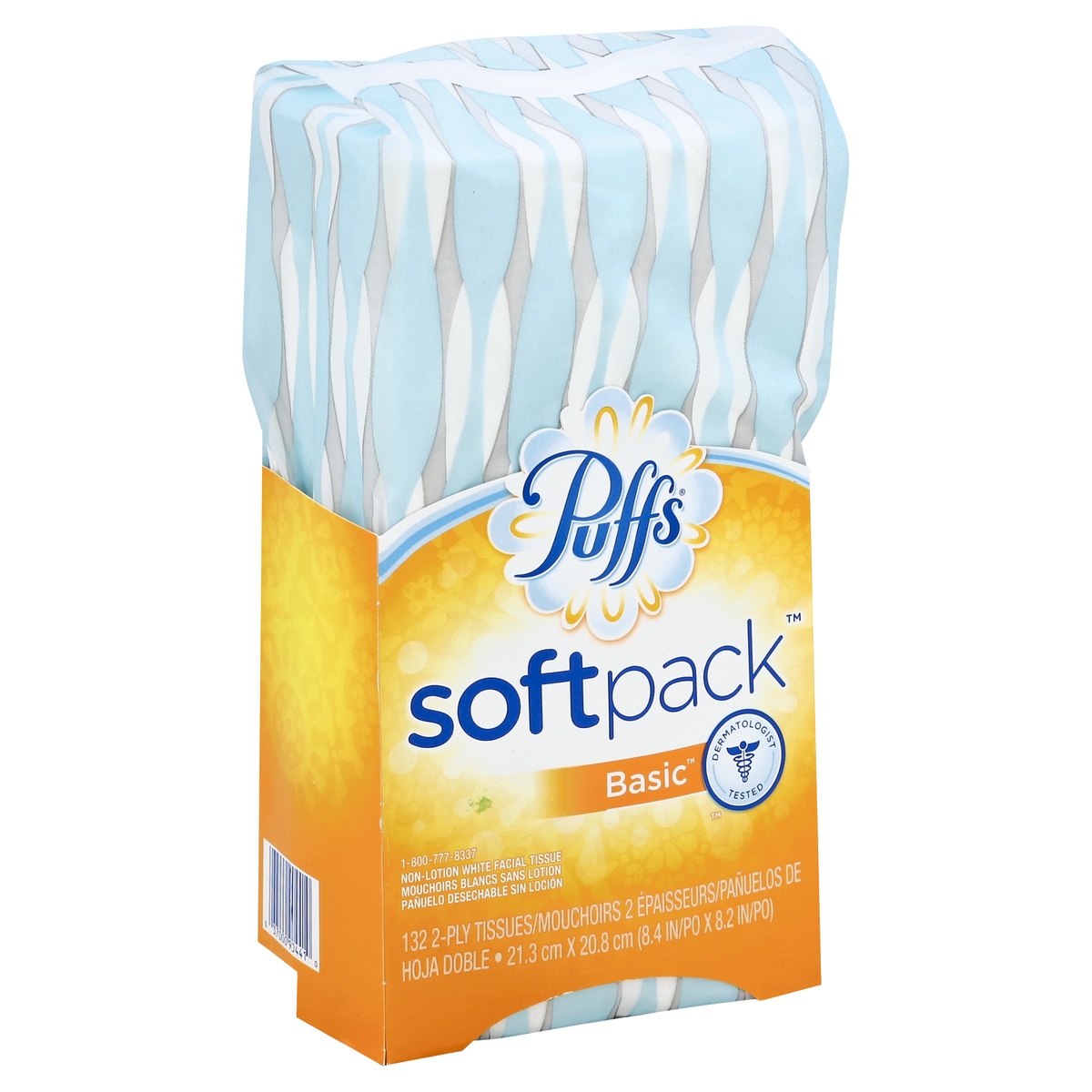 slide 1 of 1, Puffs Facial Tissue , 132 ct