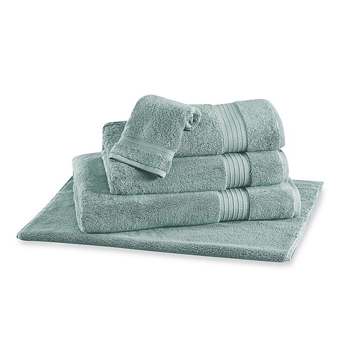slide 1 of 1, Frette At Home Milano Washcloth - Seaglass, 1 ct