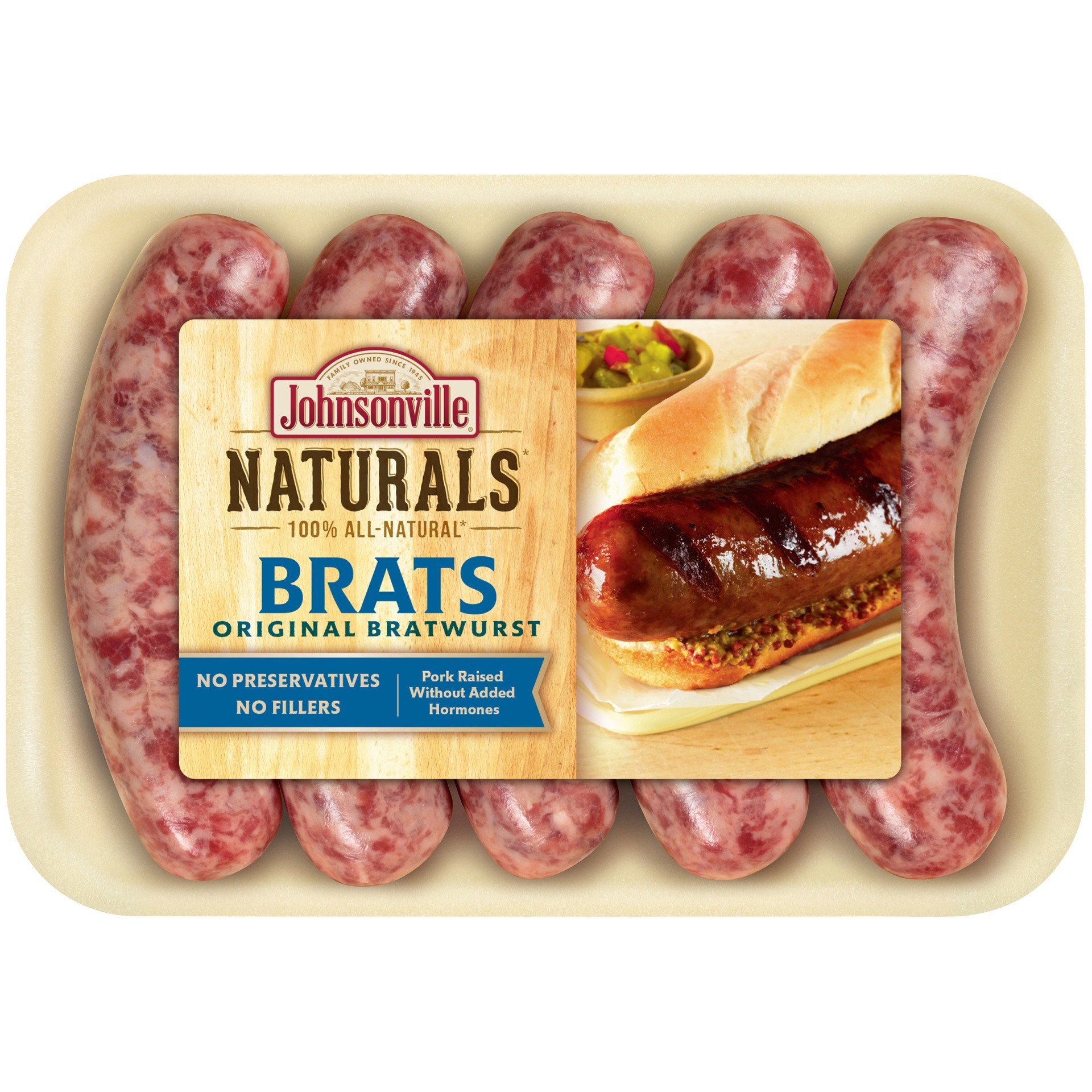 slide 2 of 3, Johnsonville Bratwurst 16 oz, 16 oz