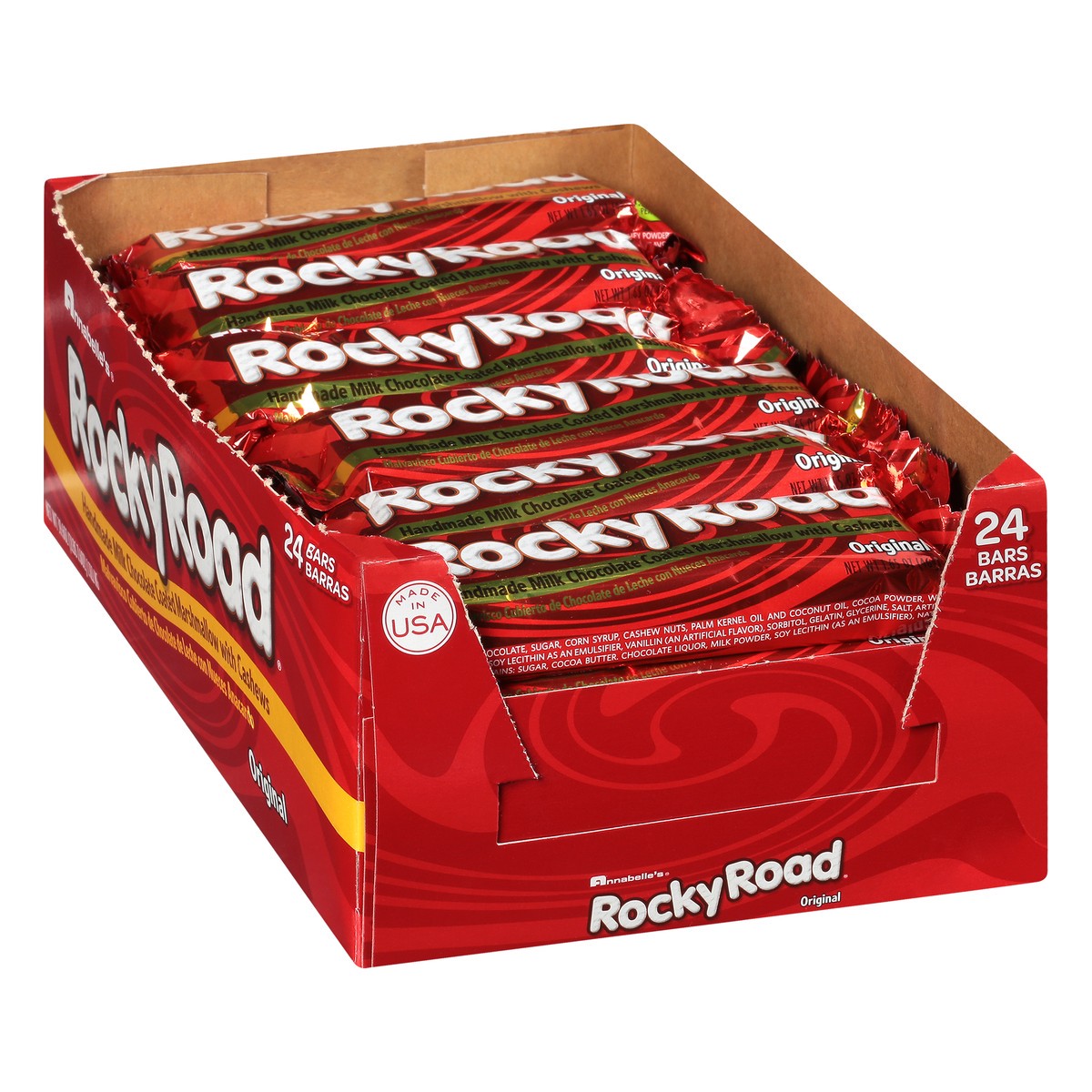 slide 1 of 10, Annabelle's Rocky Road Original Candy Bar - 24 ea, 24 ct