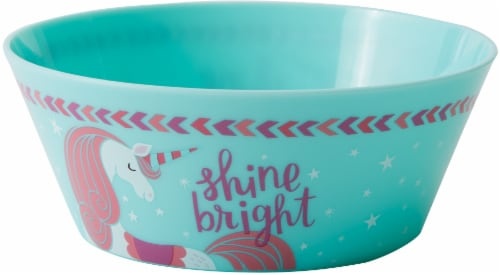 slide 1 of 1, TarHong Unicorn Cereal Bowl - Turquoise, 6 in