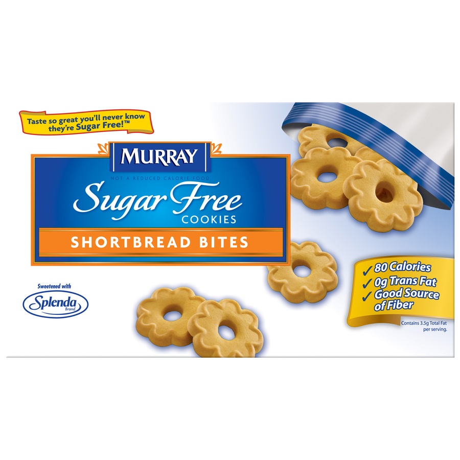 slide 1 of 2, Murray Cookies Shortbread Bites Sugar-Free, 4.44 oz