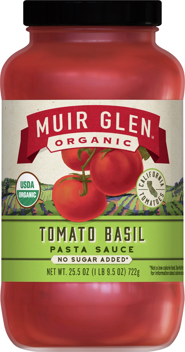 slide 5 of 9, Muir Glen Organic Tomato Basil Pasta Sauce, 25.5 oz., 25.5 oz