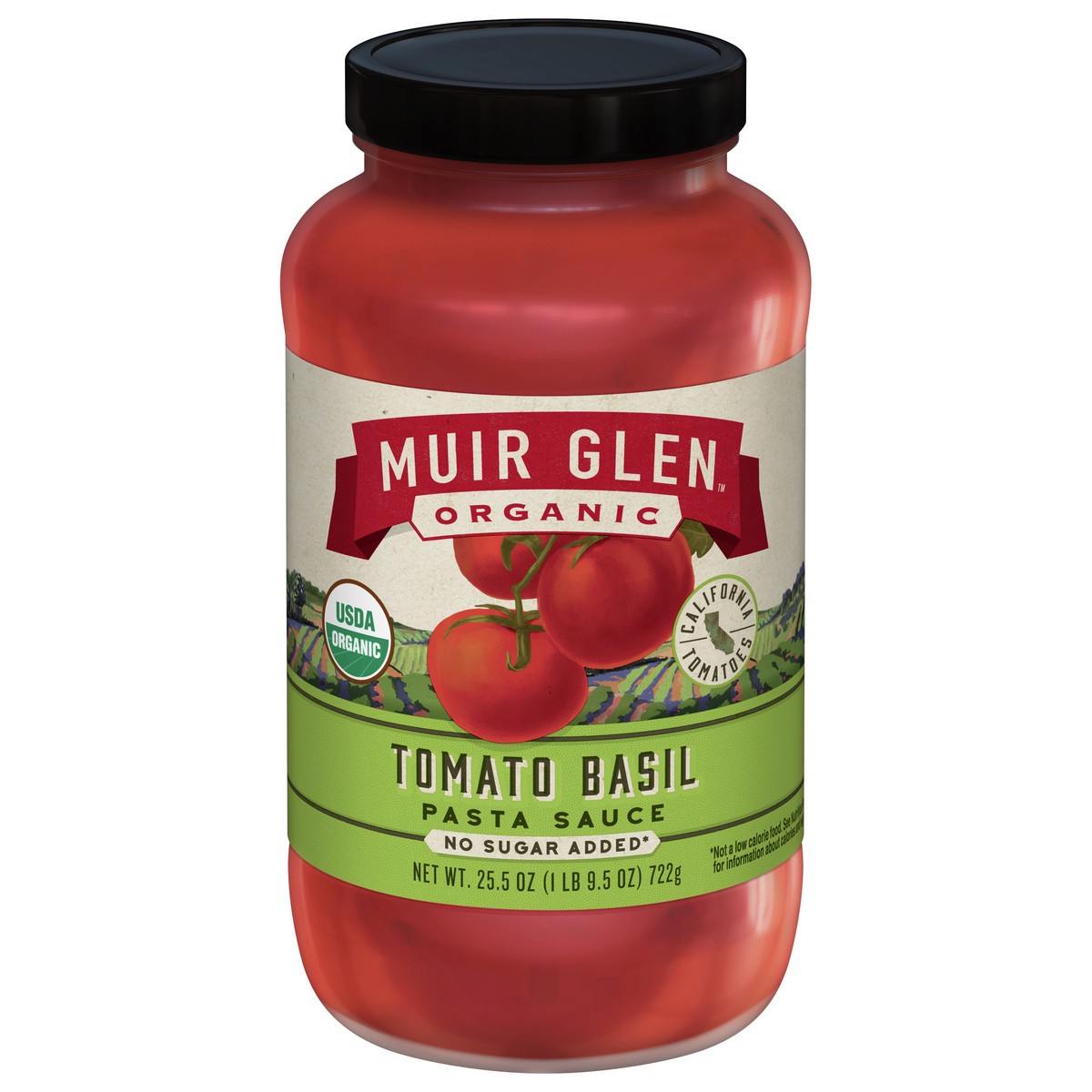 slide 1 of 9, Muir Glen Organic Tomato Basil Pasta Sauce, 25.5 oz., 25.5 oz