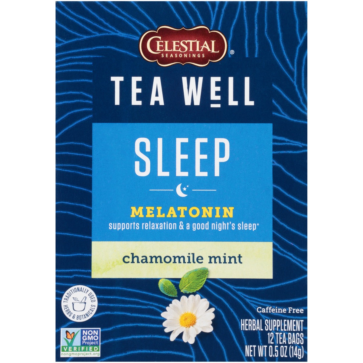 slide 3 of 7, Celestial Seasonings Chamomile Mint Tea Well Sleep - 12 ct, 12 ct