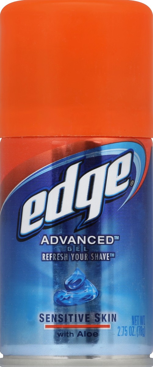 slide 2 of 3, Edge Sensitive Trial Size Shave Gel, 2.75 oz