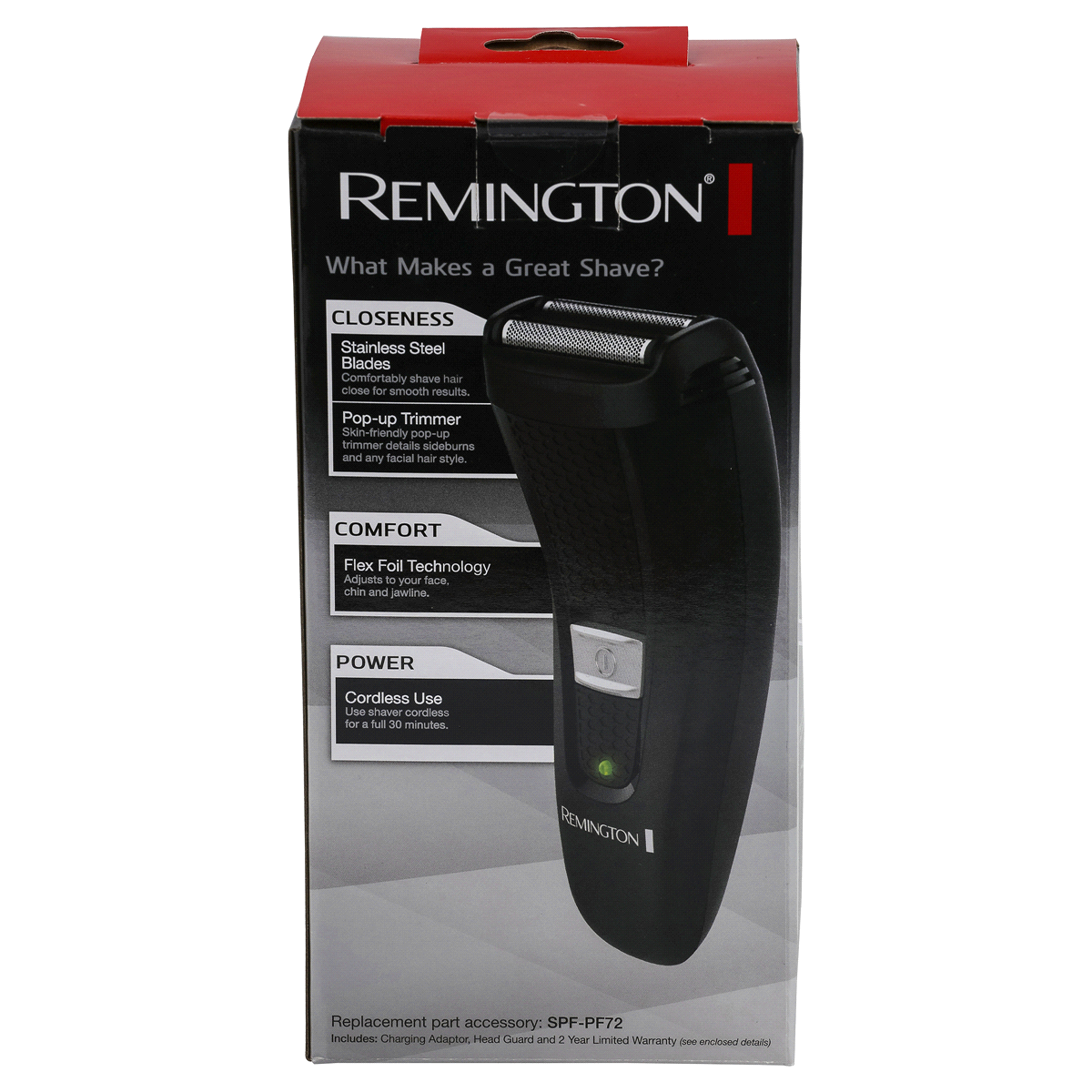 slide 4 of 5, Remington Electric Foil Shaver with Flex Foil, 1 ct