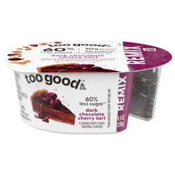 Too Good & Co. REMIX Dark Chocolate Cherry Tart, 4.5 oz cup