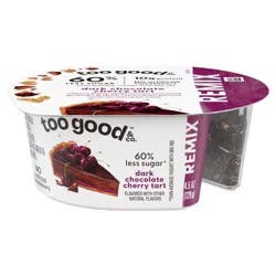 Too Good & Co. REMIX Dark Chocolate Cherry Tart, 4.5 oz cup