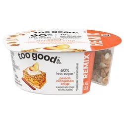 Two Good Peach Cinnamon Yogurt - 4.5 oz