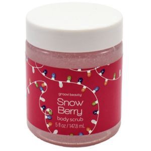 slide 1 of 1, GROOVI BEAUTY Body Scrub - Snow Berry, 5 oz