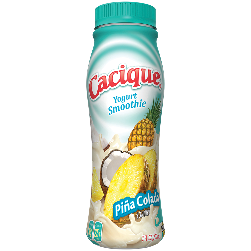 slide 1 of 1, Cacique Pina Colada Yogurt Drink, 7 fl oz