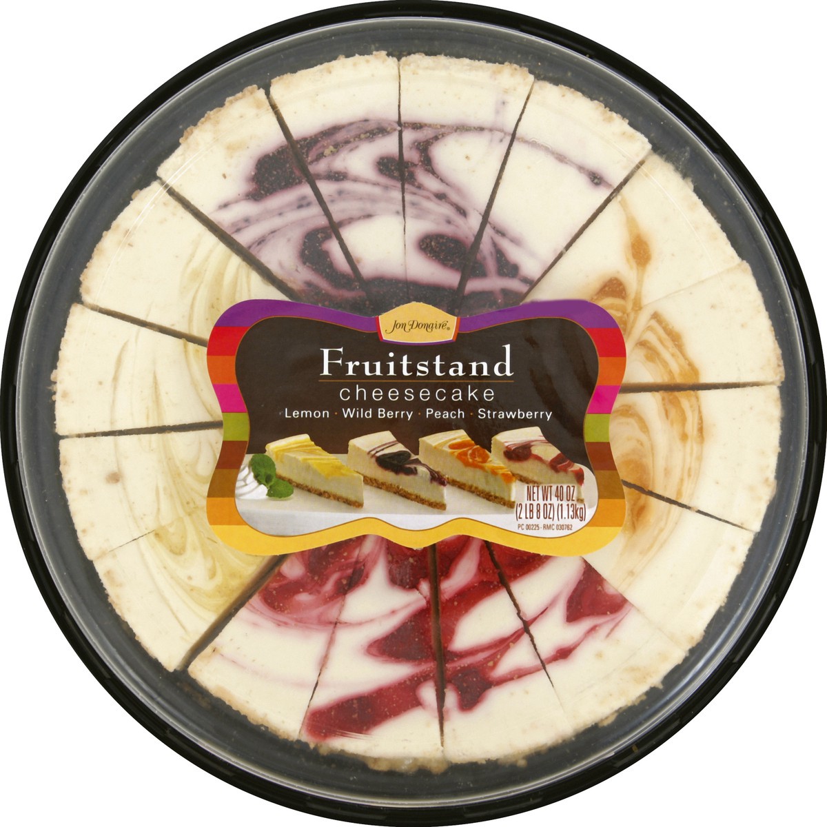 slide 4 of 4, Jon Donaire Creamstyle Cheesecake Variety 40 oz, 40 oz
