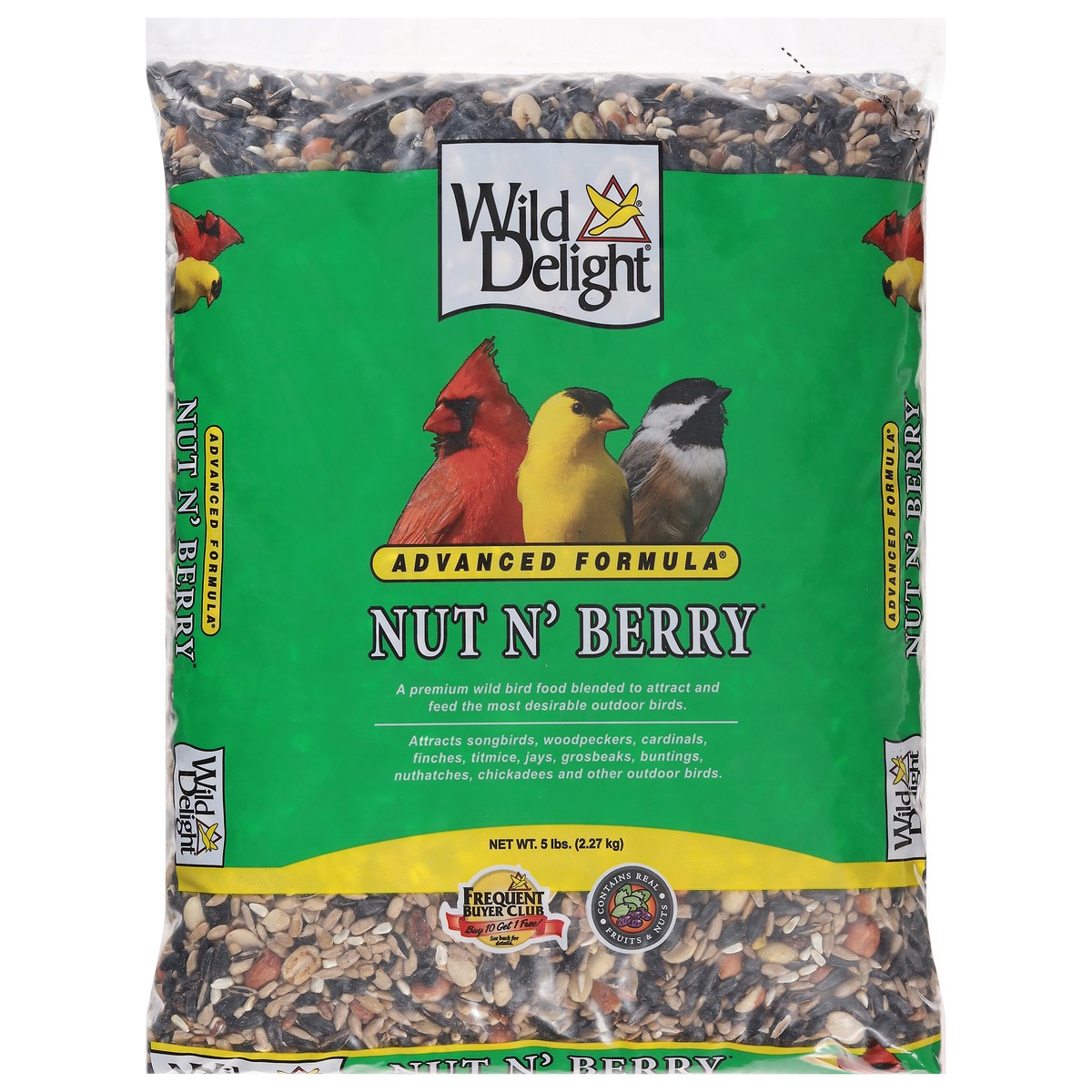 slide 6 of 19, Wild Delight Nut Berry Bird Seed, 5 lb