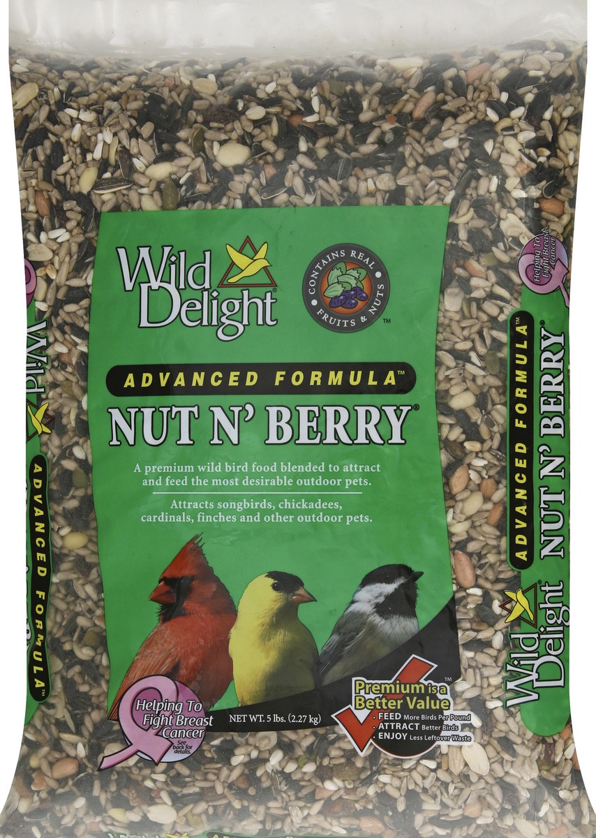 slide 10 of 19, Wild Delight Nut Berry Bird Seed, 5 lb