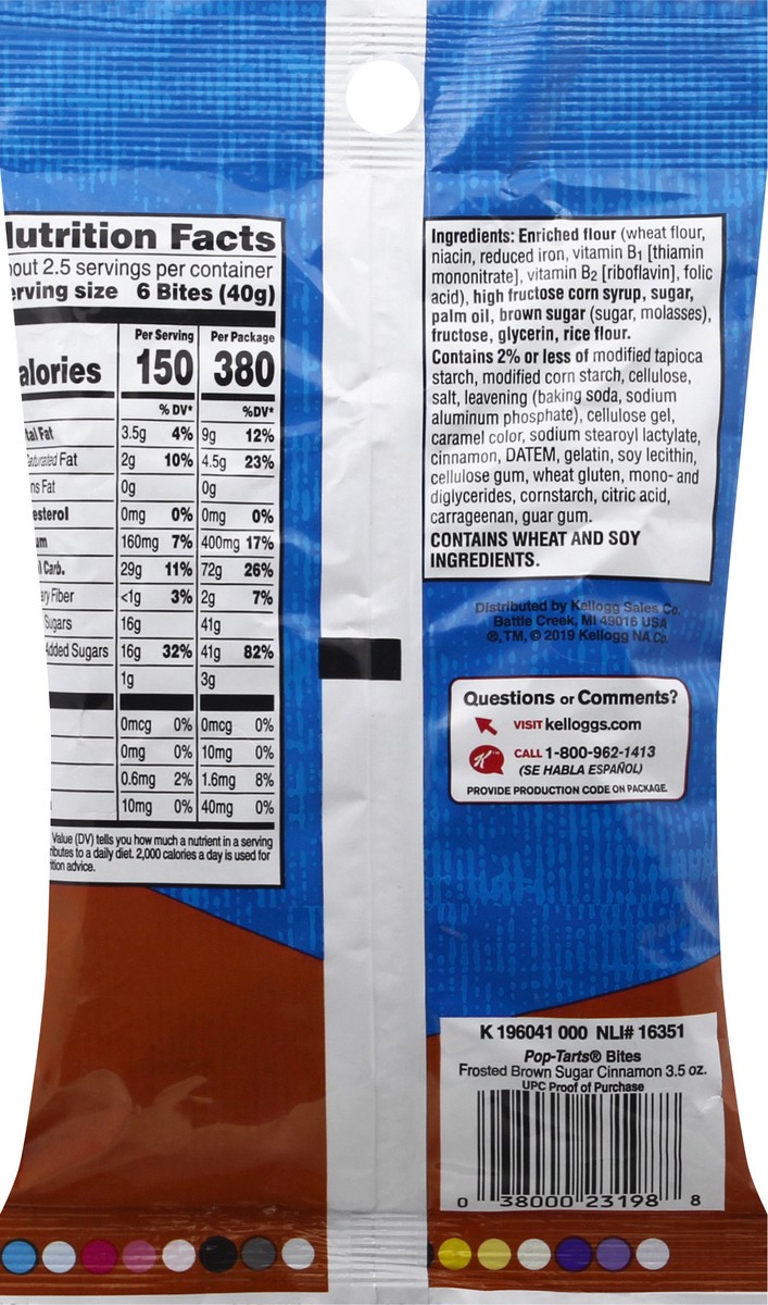 slide 10 of 10, Pop-Tarts Bites Frosted Brown Sugar Cinnamon Pastry Bites 3.5 oz, 3.5 oz