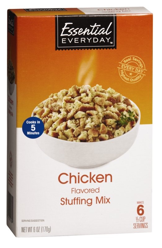 slide 1 of 1, Essential Everyday Chicken Stuffing Mix, 6 oz