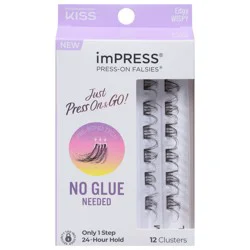 imPRESS Press-On Falsies Edgy Wispy Clusters 12 ea
