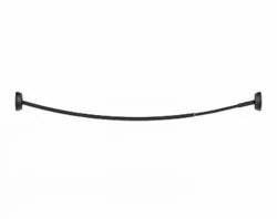 Maytex Mills Luminex Curved Aluminum Shower Curtain Rod - Oil Rubbed Bronze